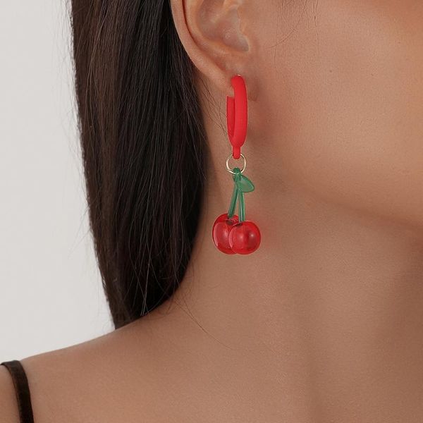hoop & huggie neulry ins style fashion personality fruit cute -shaped red spray paint cherry earrings, Golden;silver
hoop & huggie neulry ins style fashion personality fruit cute -shaped red spray paint cherry earrings, Golden;silver