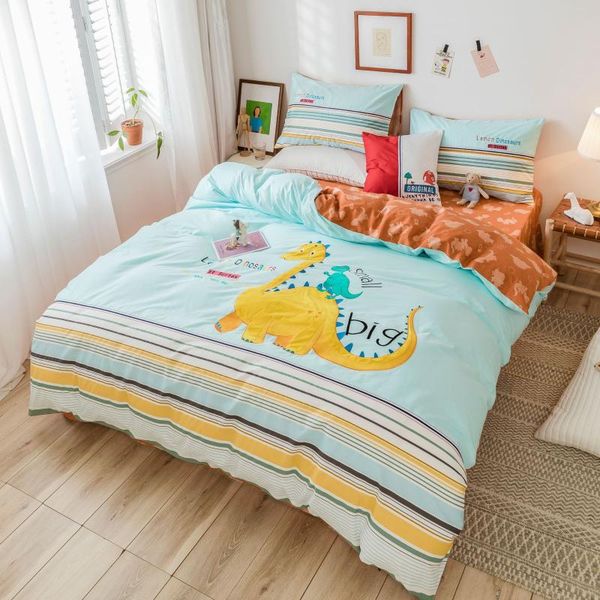 bedding sets cartoon pure cotton thickened embroidered children's fitted sheet type student dormitory three piece set four
bedding sets cartoon pure cotton thickened embroidered children's fitted sheet type student dormitory three piece set four
