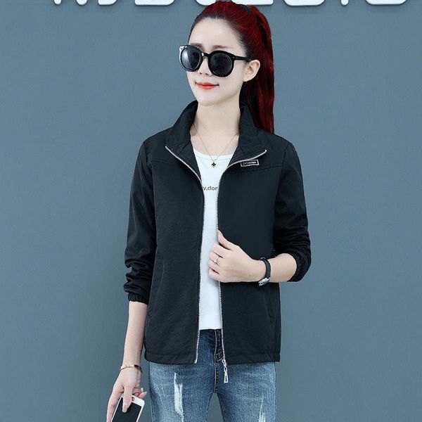 women's jackets 2021 basic women casual plus size m-4xl loose outwear fashion letter printing korean style spring student coat, Black;brown
women's jackets 2021 basic women casual plus size m-4xl loose outwear fashion letter printing korean style spring student coat, Black;brown