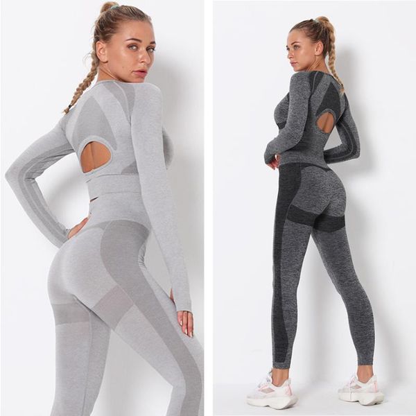 yoga outfit women 2pcs seamless set sport suit gymwear workout clothes long sleeve gym crop high waist leggings fitness sports wear
yoga outfit women 2pcs seamless set sport suit gymwear workout clothes long sleeve gym crop high waist leggings fitness sports wear