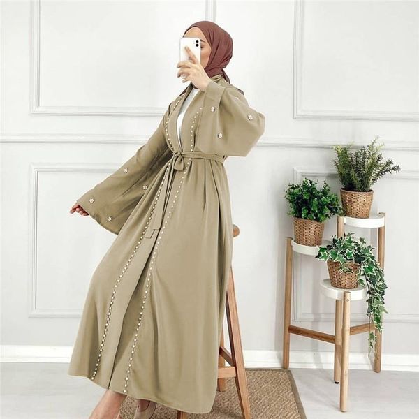 ethnic clothing pearl hijab open abaya dubai women muslim dress ramadan kaftan turkey long robe lace-up solid islamic kebaya abayas, Red
ethnic clothing pearl hijab open abaya dubai women muslim dress ramadan kaftan turkey long robe lace-up solid islamic kebaya abayas, Red