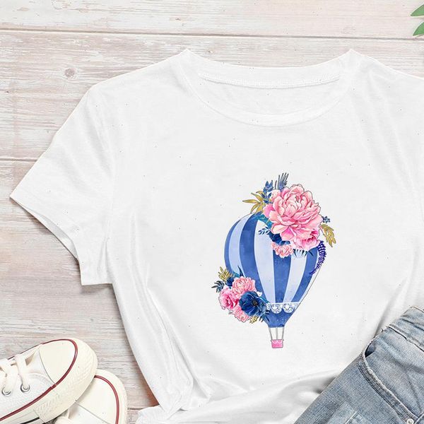 harajuku womens t shirt streetwear blue air balloon and flowers graphic design style women exquisite cheap, White
harajuku womens t shirt streetwear blue air balloon and flowers graphic design style women exquisite cheap, White