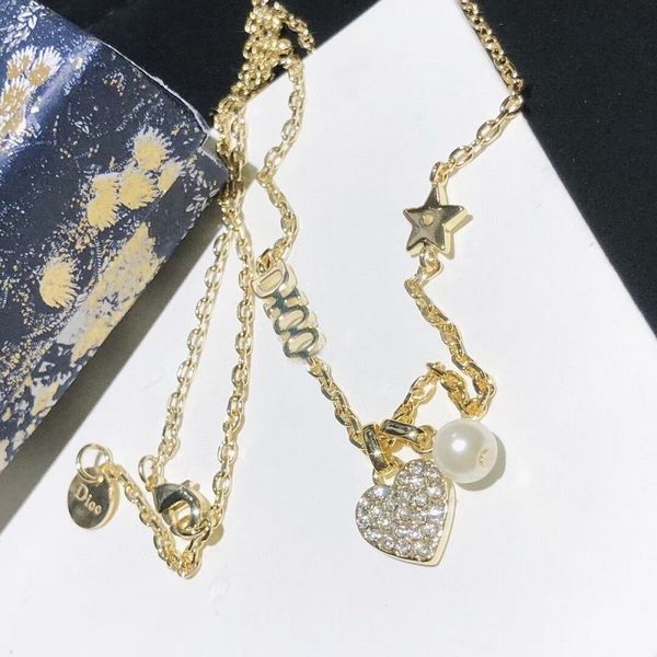 special offer home dijia 2021 new gold temperament love pearl fashion star necklace, Silver
special offer home dijia 2021 new gold temperament love pearl fashion star necklace, Silver