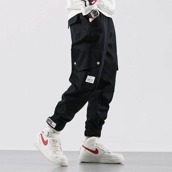 2021 fashion streetwear mens jeans japanese designer hip hop jogging pants loose fit multi pocket casual overalls, Black
2021 fashion streetwear mens jeans japanese designer hip hop jogging pants loose fit multi pocket casual overalls, Black