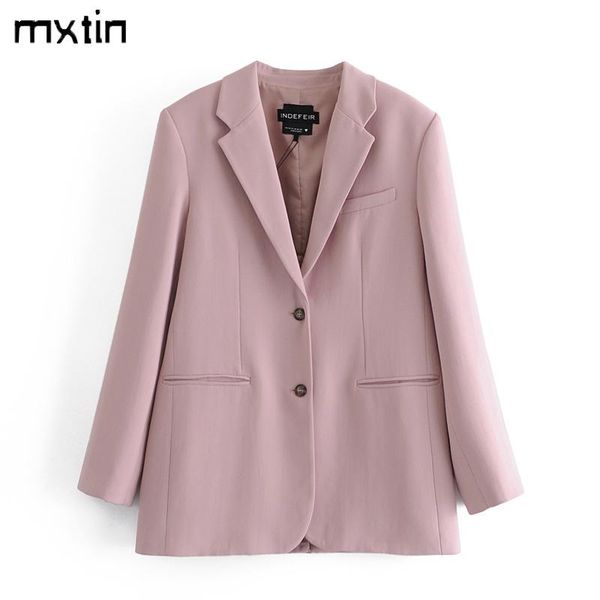 2021 women autumn fashion single breasted pink blazers and jackets spring work office lady suit business female blazer coat, White;black
2021 women autumn fashion single breasted pink blazers and jackets spring work office lady suit business female blazer coat, White;black