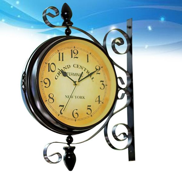 vintage double sided wall clock iron silent quiet grand central station wall clock art decorative double faced
vintage double sided wall clock iron silent quiet grand central station wall clock art decorative double faced