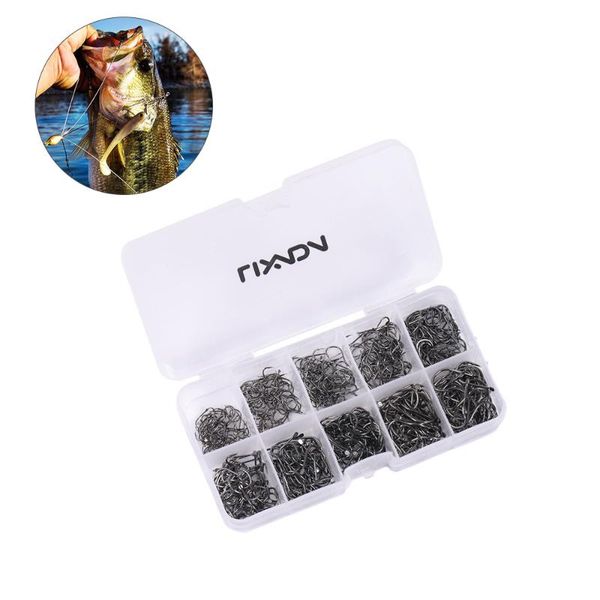 lixada 500pcs carbon steel fishing hooks 3# -12# 10 sizes fish hooks with hole fishing tackle box carp pesca
lixada 500pcs carbon steel fishing hooks 3# -12# 10 sizes fish hooks with hole fishing tackle box carp pesca