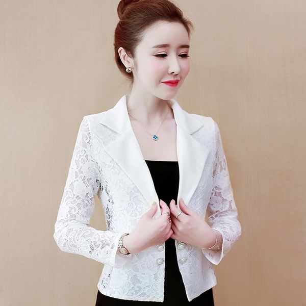 women's jackets woman jacket long sleeve for women 2021 v-neck office white lace coat 3xl 4xl d105, Black;brown
women's jackets woman jacket long sleeve for women 2021 v-neck office white lace coat 3xl 4xl d105, Black;brown