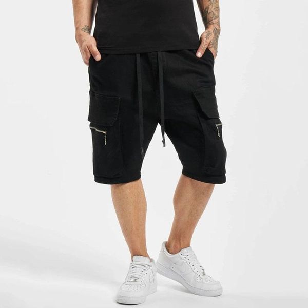men's pants 2021 summer european and american overalls shorts sports casual loose knee-length multi-pocket, Black
men's pants 2021 summer european and american overalls shorts sports casual loose knee-length multi-pocket, Black