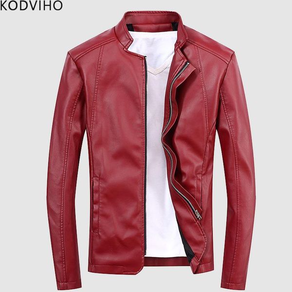men's fur & faux red leather jacket mens fashion biker jackets men casual black coat man spring autumn washed pu jaket male motorcycle
men's fur & faux red leather jacket mens fashion biker jackets men casual black coat man spring autumn washed pu jaket male motorcycle