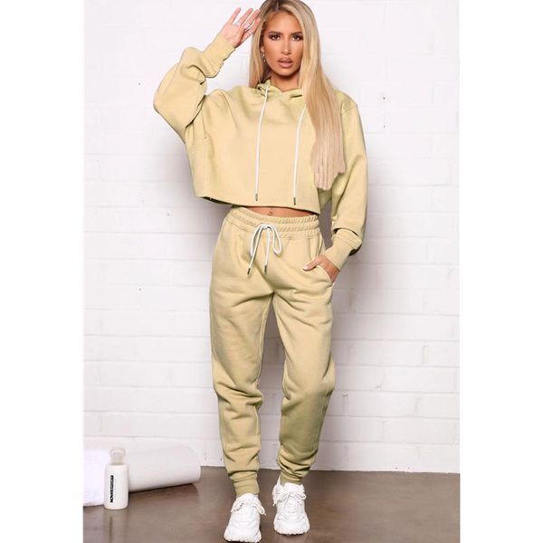 women's two piece pants fashion pure color tracksuit women set autumn winter sweatsuit 2 outfit pullover hoodies leisure clothes, White
women's two piece pants fashion pure color tracksuit women set autumn winter sweatsuit 2 outfit pullover hoodies leisure clothes, White