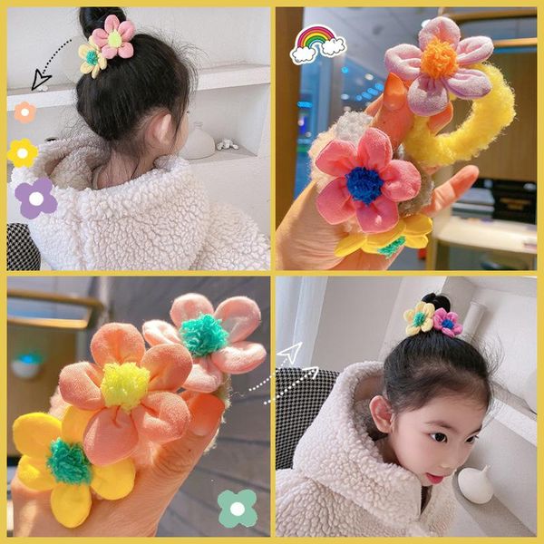 hair accessories 1pc cute flower plush scrunchies for baby girls sweet elastic band ties kid ponytail holder children rope, Slivery;white
hair accessories 1pc cute flower plush scrunchies for baby girls sweet elastic band ties kid ponytail holder children rope, Slivery;white