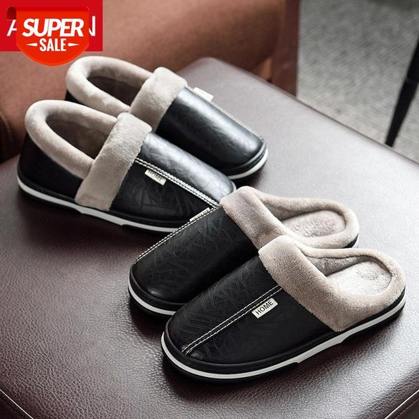 asifn big size pu leather slippers men women home winter waterproof indoor non-slip soft bottom house warm male fur slippers #c02i, Black
asifn big size pu leather slippers men women home winter waterproof indoor non-slip soft bottom house warm male fur slippers #c02i, Black