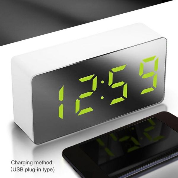 other clocks & accessories home decor mini led mirror digital alarm clock snooze table wake up mute calendar dimmable electronic desktop
other clocks & accessories home decor mini led mirror digital alarm clock snooze table wake up mute calendar dimmable electronic desktop