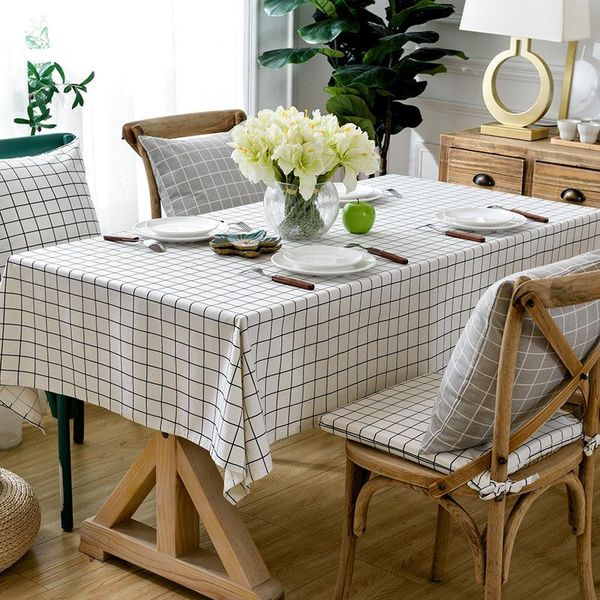 black and white lattice rectangular table cloth modern simplified polyester cotton plaid tablecloth customized table cover
black and white lattice rectangular table cloth modern simplified polyester cotton plaid tablecloth customized table cover