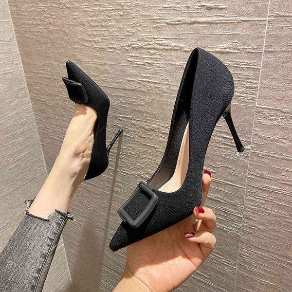dress shoes high heels 91802 net red french girls' high thin heels, pointed heads, small frh black single shoes, in 2022 
dress shoes high heels 91802 net red french girls' high thin heels, pointed heads, small frh black single shoes, in 2022