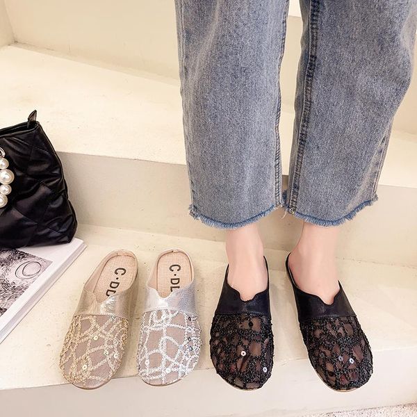 slippers female shoes casual cover toe fretwork heels mules for women 2021 slides loafers low luxury summer rubber flat pu, Black
slippers female shoes casual cover toe fretwork heels mules for women 2021 slides loafers low luxury summer rubber flat pu, Black