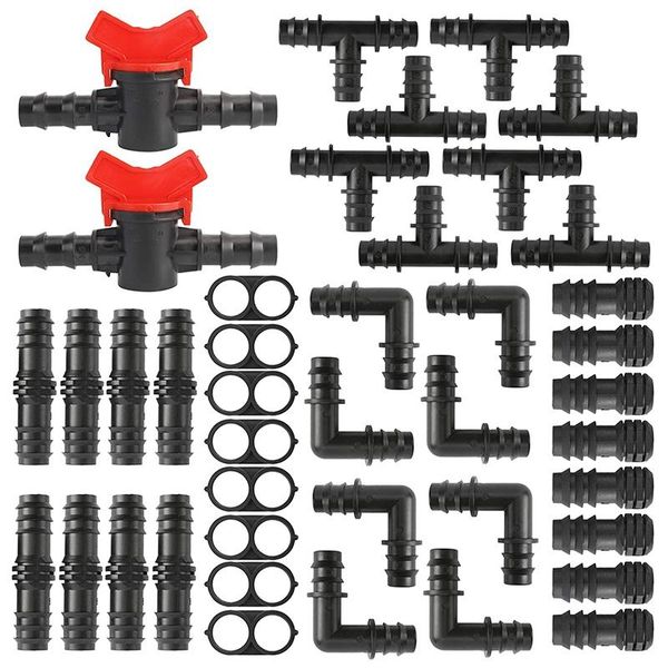watering equipments 42pcs drip irrigation fittings kit barbed connectors for 1/2inch tubing water hose connector
watering equipments 42pcs drip irrigation fittings kit barbed connectors for 1/2inch tubing water hose connector