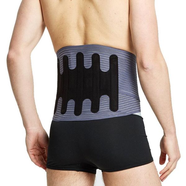 waist support udoarts back belt lumbar brace with removable double pull strap, pads and steel splints, Black;gray
waist support udoarts back belt lumbar brace with removable double pull strap, pads and steel splints, Black;gray