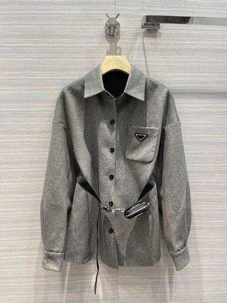 channel goods 1014 high-end famous brand womens clothing autumn and winter handsome casual workwear waist bag loose mid-length shirt style, Black
channel goods 1014 high-end famous brand womens clothing autumn and winter handsome casual workwear waist bag loose mid-length shirt style, Black