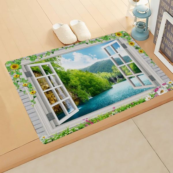 carpets 3d landscape door mat home entrance garden forest waterfall print floor non-slip bathroom rug decoration
carpets 3d landscape door mat home entrance garden forest waterfall print floor non-slip bathroom rug decoration