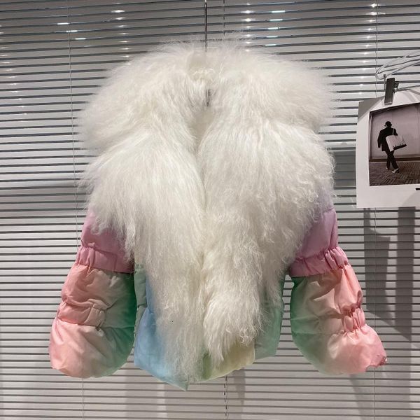 2021 new winter women's fashions big collar of wool long sleeve rainbow tie dye waist streetthickwear cord ed jacket a2he, Black
2021 new winter women's fashions big collar of wool long sleeve rainbow tie dye waist streetthickwear cord ed jacket a2he, Black