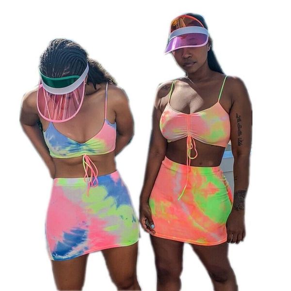 2 pieces tie dyeing print women and skirt suit set drawstring neck bustier push up crop pleated mini skirts sets, Gray
2 pieces tie dyeing print women and skirt suit set drawstring neck bustier push up crop pleated mini skirts sets, Gray