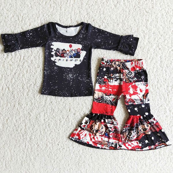 boutique kids designer clothes girl sets halloween toddler baby girls clothing ruffle long sleeve bell bottom pants fashion fall outfits kid, White
boutique kids designer clothes girl sets halloween toddler baby girls clothing ruffle long sleeve bell bottom pants fashion fall outfits kid, White