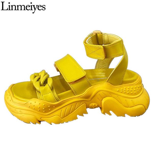 sandals platform woman leather chain hook & loop thick sole height increasing shoes white black casual women summer
sandals platform woman leather chain hook & loop thick sole height increasing shoes white black casual women summer