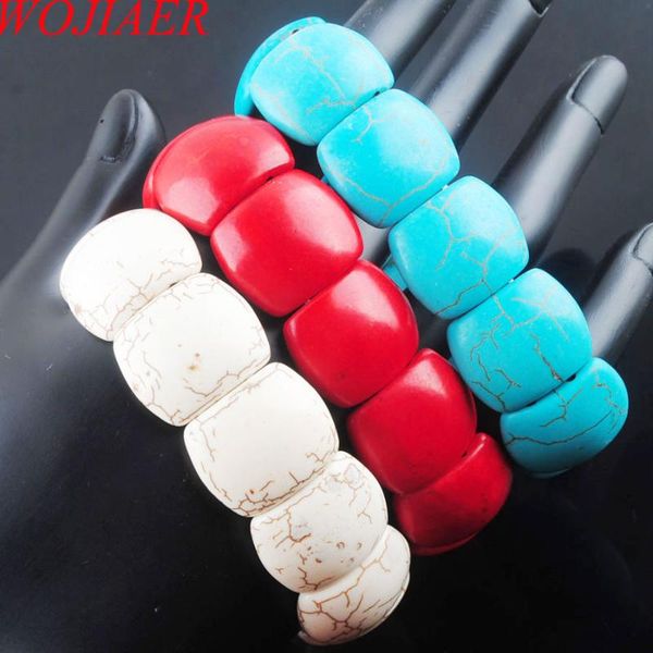 beaded, strands wojiaer stretch geometric bracelet bangle natural blue howlite gem stone strand beads homme jewelry pbk304, Black
beaded, strands wojiaer stretch geometric bracelet bangle natural blue howlite gem stone strand beads homme jewelry pbk304, Black