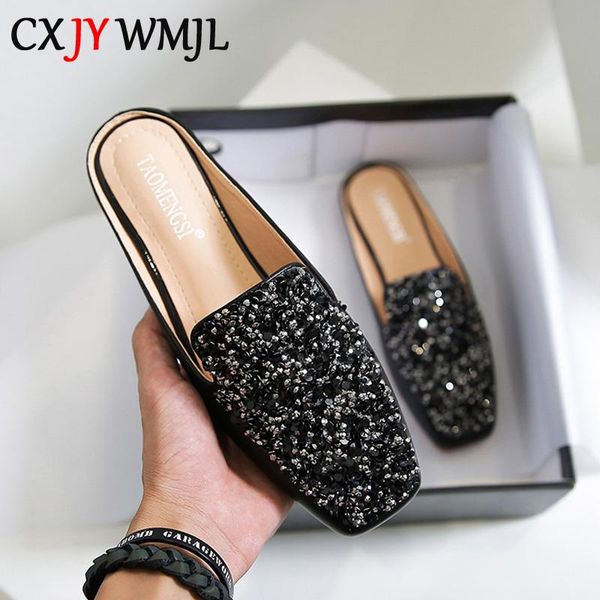 cxjywmjl women baotou slippers pu mules slides 2021 new fashion ladies flip flop black modern slippers summer shoe large size 42
cxjywmjl women baotou slippers pu mules slides 2021 new fashion ladies flip flop black modern slippers summer shoe large size 42