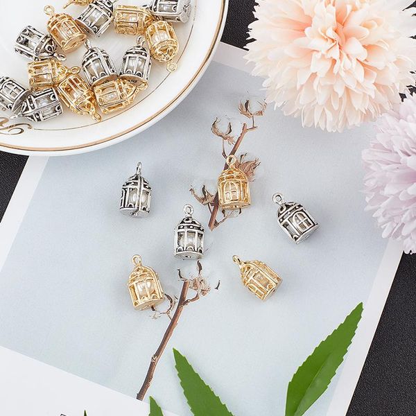 charms 10pcs birdcage with pearl inside antique bronze pendant for diy hand made, Bronze;silver
charms 10pcs birdcage with pearl inside antique bronze pendant for diy hand made, Bronze;silver