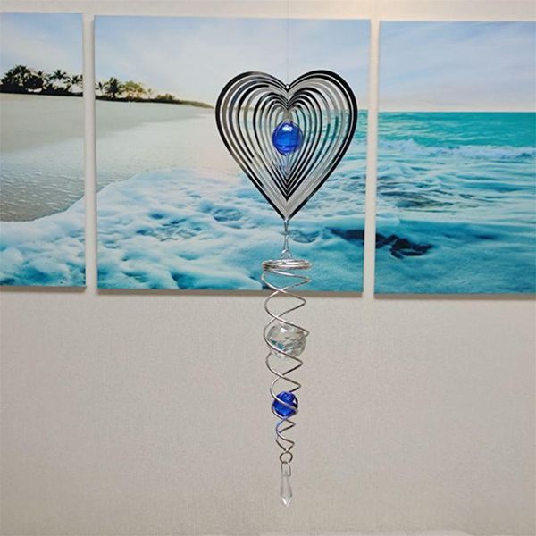 decorative objects & figurines hanging metal wind spinner 3d geometric chime crafts ornaments for indoor outdoor garden decoration
decorative objects & figurines hanging metal wind spinner 3d geometric chime crafts ornaments for indoor outdoor garden decoration