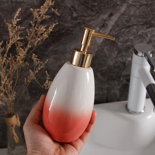 liquid soap dispenser creative gradient color ceramic lotion bottle portable multifunction home bathroom accessories shampoo
liquid soap dispenser creative gradient color ceramic lotion bottle portable multifunction home bathroom accessories shampoo