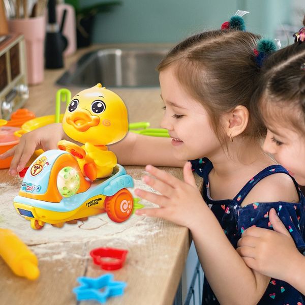 40JC Cute Funny Musical Duck Toy with Dynamic Music Dazzle Colour Lights Gifts for 1-2Year Old Boys Girls Baby Musical Toys
40JC Cute Funny Musical Duck Toy with Dynamic Music Dazzle Colour Lights Gifts for 1-2Year Old Boys Girls Baby Musical Toys