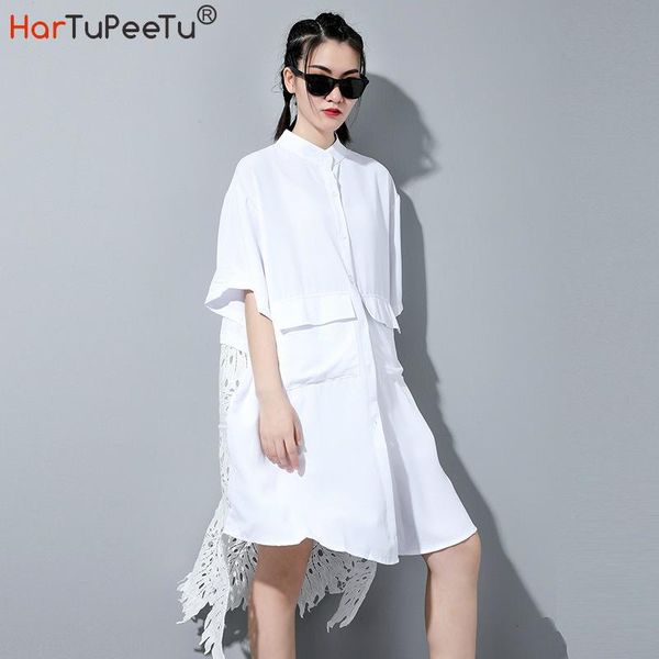 casual dresses fire tunic shirt dress oversize women white black big size long cool blouse patchwork see through hoolow out lace irregular 2, Black;gray
casual dresses fire tunic shirt dress oversize women white black big size long cool blouse patchwork see through hoolow out lace irregular 2, Black;gray