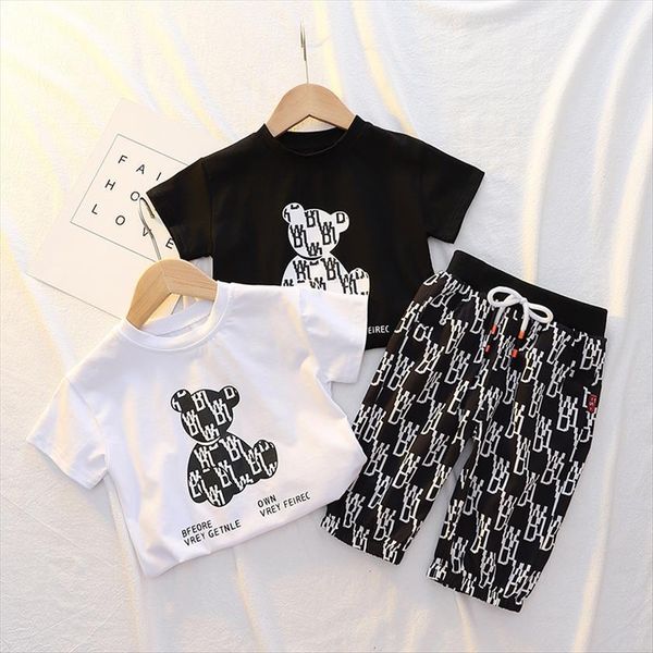 toddler boys clothes fashion personality letter suit baby girls cartoon bear t shirt shorts 2 piece summer children tracksuit, White
toddler boys clothes fashion personality letter suit baby girls cartoon bear t shirt shorts 2 piece summer children tracksuit, White