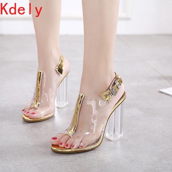 sandals 2021 women's summer products open toe transparent buckle crystal thick high heels, Black
sandals 2021 women's summer products open toe transparent buckle crystal thick high heels, Black