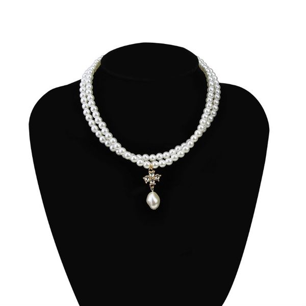 layered short pearl choker necklace for women white beads necklace wedding jewelry on neck lady pearl choker collar gifts, Silver
layered short pearl choker necklace for women white beads necklace wedding jewelry on neck lady pearl choker collar gifts, Silver