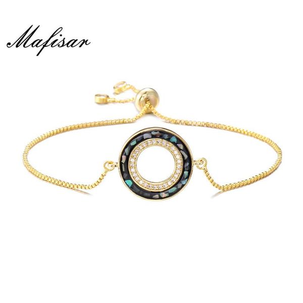 charm bracelets mafisar fashion black shell jewelry gold color copper chain bracelet & bangle geometric round for women, Golden;silver
charm bracelets mafisar fashion black shell jewelry gold color copper chain bracelet & bangle geometric round for women, Golden;silver
