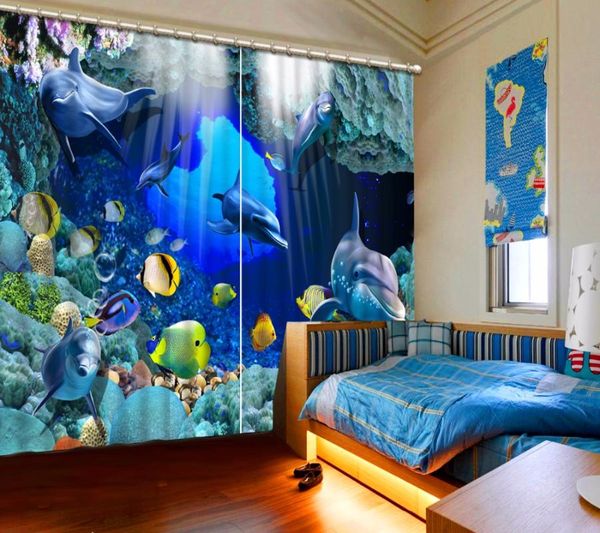 curtain & drapes 3d home bedroom decoration blue underwater world dolphin fish coral po window decorative door
curtain & drapes 3d home bedroom decoration blue underwater world dolphin fish coral po window decorative door