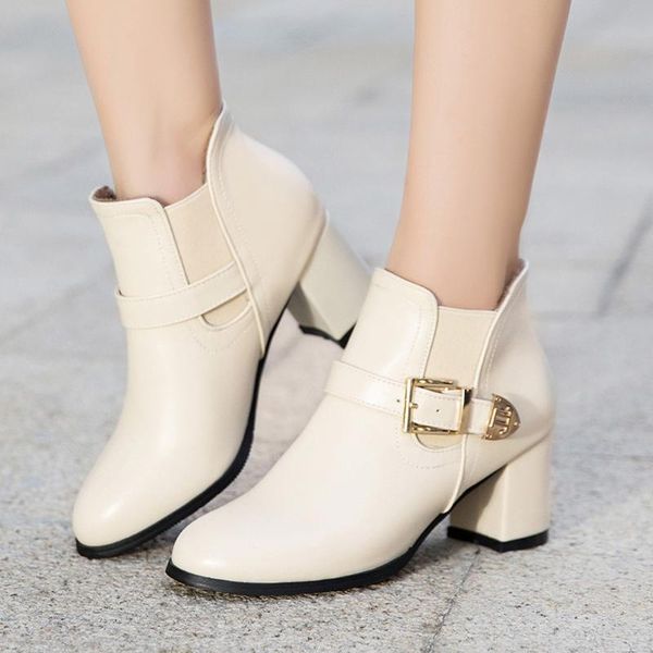 boots women fashion ladies solid wedges round toe large size buckle mid heel shoes winter female snow warm m850#, Black
boots women fashion ladies solid wedges round toe large size buckle mid heel shoes winter female snow warm m850#, Black