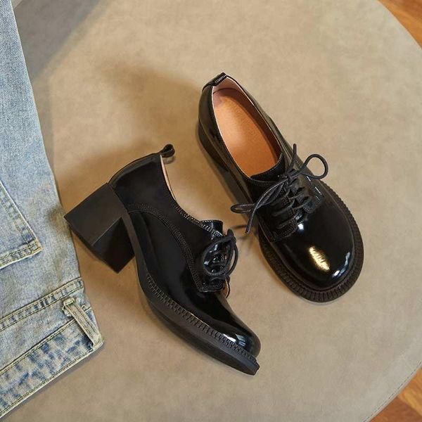 dress shoes 2021 spring high heels for women's pumps genuine leather quality lace up gladiator women british school, Black
dress shoes 2021 spring high heels for women's pumps genuine leather quality lace up gladiator women british school, Black
