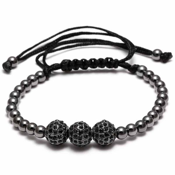 link, chain hand-made man copper bead bracelet european and american fashion zircon hand ball jewelry, Black
link, chain hand-made man copper bead bracelet european and american fashion zircon hand ball jewelry, Black