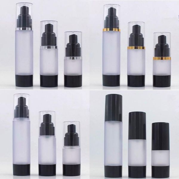 storage bottles & jars 100pcs 15ml 30ml 50ml frosted airless pump bottle or lotion essence with black lid/pump/bottom f1698
storage bottles & jars 100pcs 15ml 30ml 50ml frosted airless pump bottle or lotion essence with black lid/pump/bottom f1698