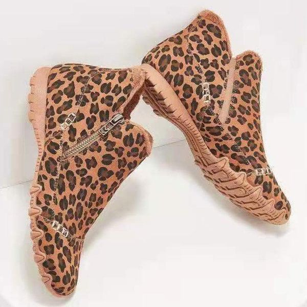 boots women's snow winter warm plus velvet flat female ankle boot fashion leopard zipper cotton lady booties footwear, Black
boots women's snow winter warm plus velvet flat female ankle boot fashion leopard zipper cotton lady booties footwear, Black