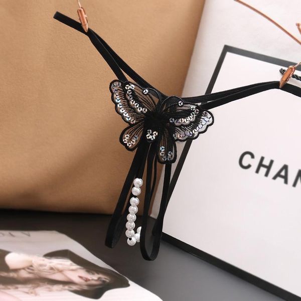 women's panties embroidered butterfly bead massage thong low waist open file temptation sequin t-shaped, Black;pink
women's panties embroidered butterfly bead massage thong low waist open file temptation sequin t-shaped, Black;pink