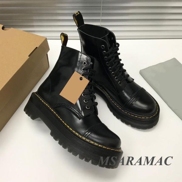 boots classic black stitching toe platform leather round lace-up ankle fashion winter all-match
boots classic black stitching toe platform leather round lace-up ankle fashion winter all-match