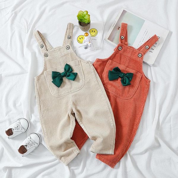 jumpsuits yg children's suspender pants can be opened. 0-3 years old baby corduroy bow casual, Blue
jumpsuits yg children's suspender pants can be opened. 0-3 years old baby corduroy bow casual, Blue