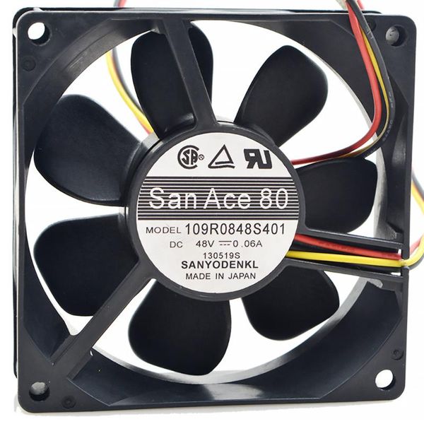 brand new original 109r0848s401 dc 48v 0.06a 8025 server cooling fan 80x80x25mm 
brand new original 109r0848s401 dc 48v 0.06a 8025 server cooling fan 80x80x25mm